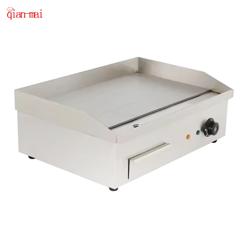 Commercial electric grill Fried Rice fried steak iron plate barbecue equipment adjustable temperature stainless steel grill 5