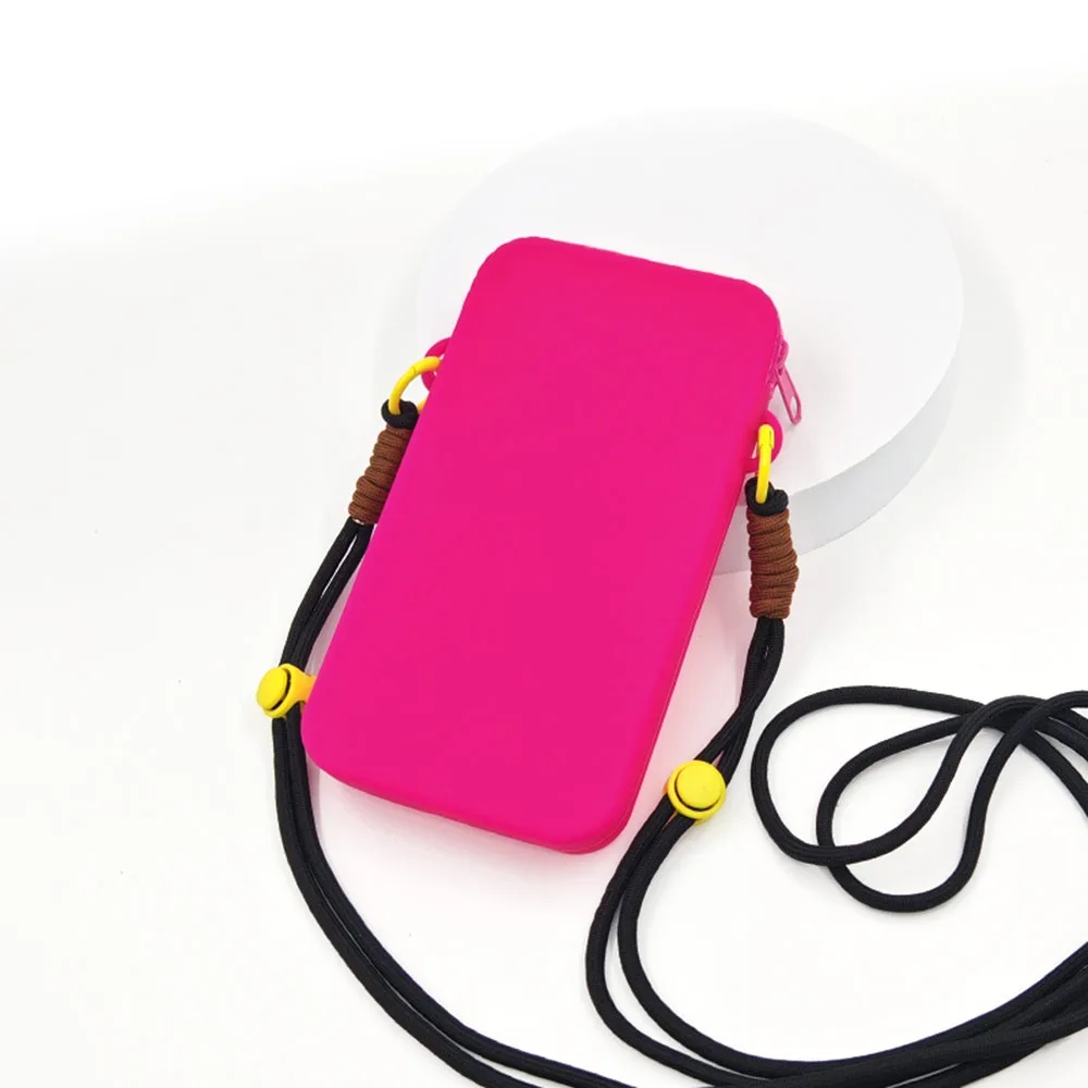 Fashion Silicone Waterproof Crossbody Bag with Large Capacity