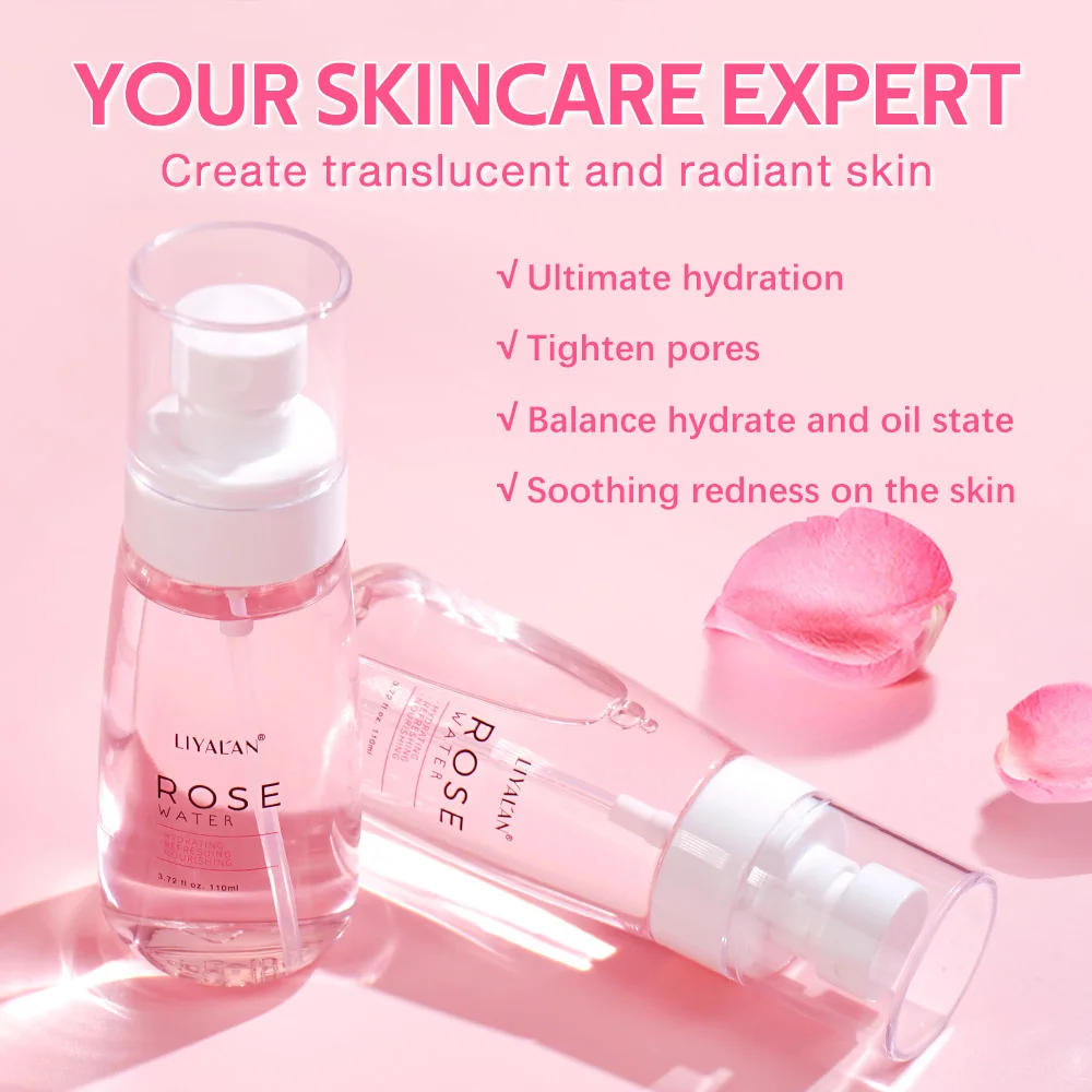 Face Toner LIYALAN Rose Water Face Toner
