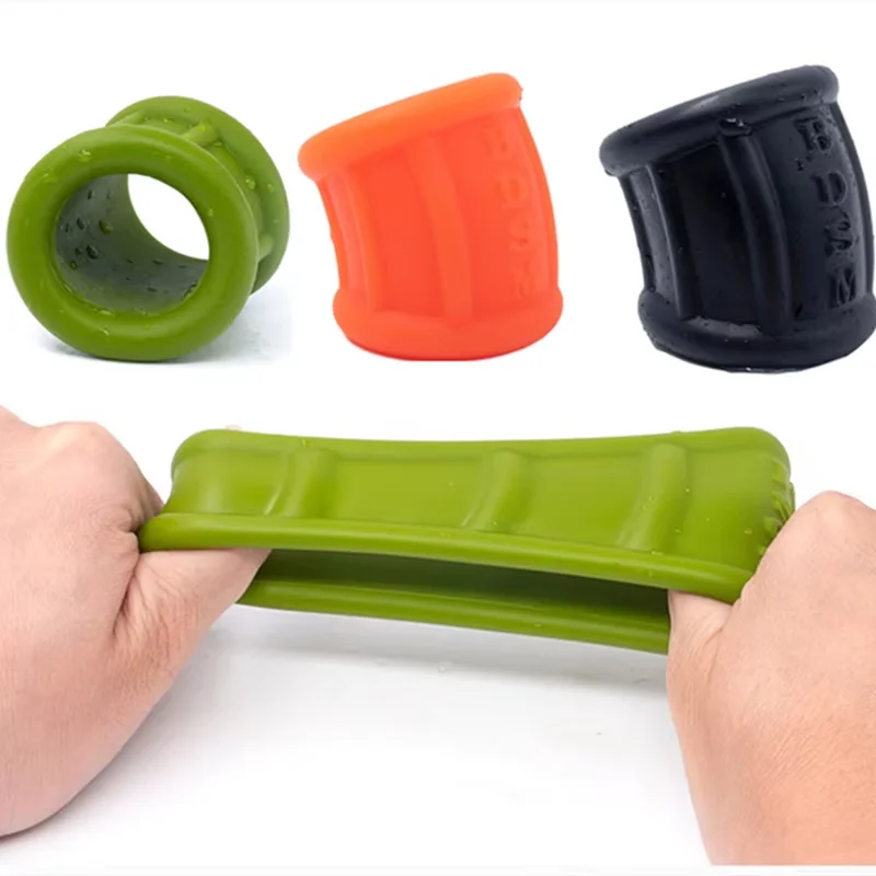 Silicone Semen Locking Ring Cock Ball Ring Scrotum Testis Restraint Male Ejaculation Delay Lasting Time Sex Toys For Men Adults silicone penis ring