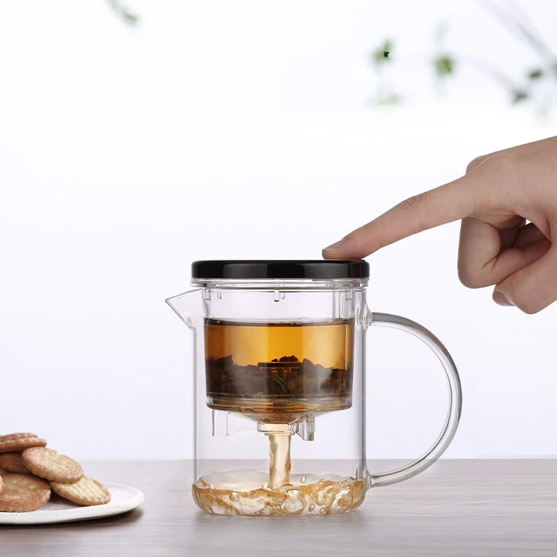 SAMADOYO cup insulation separation bubble teapot heat-resistant glass teapot simple filter tea cup