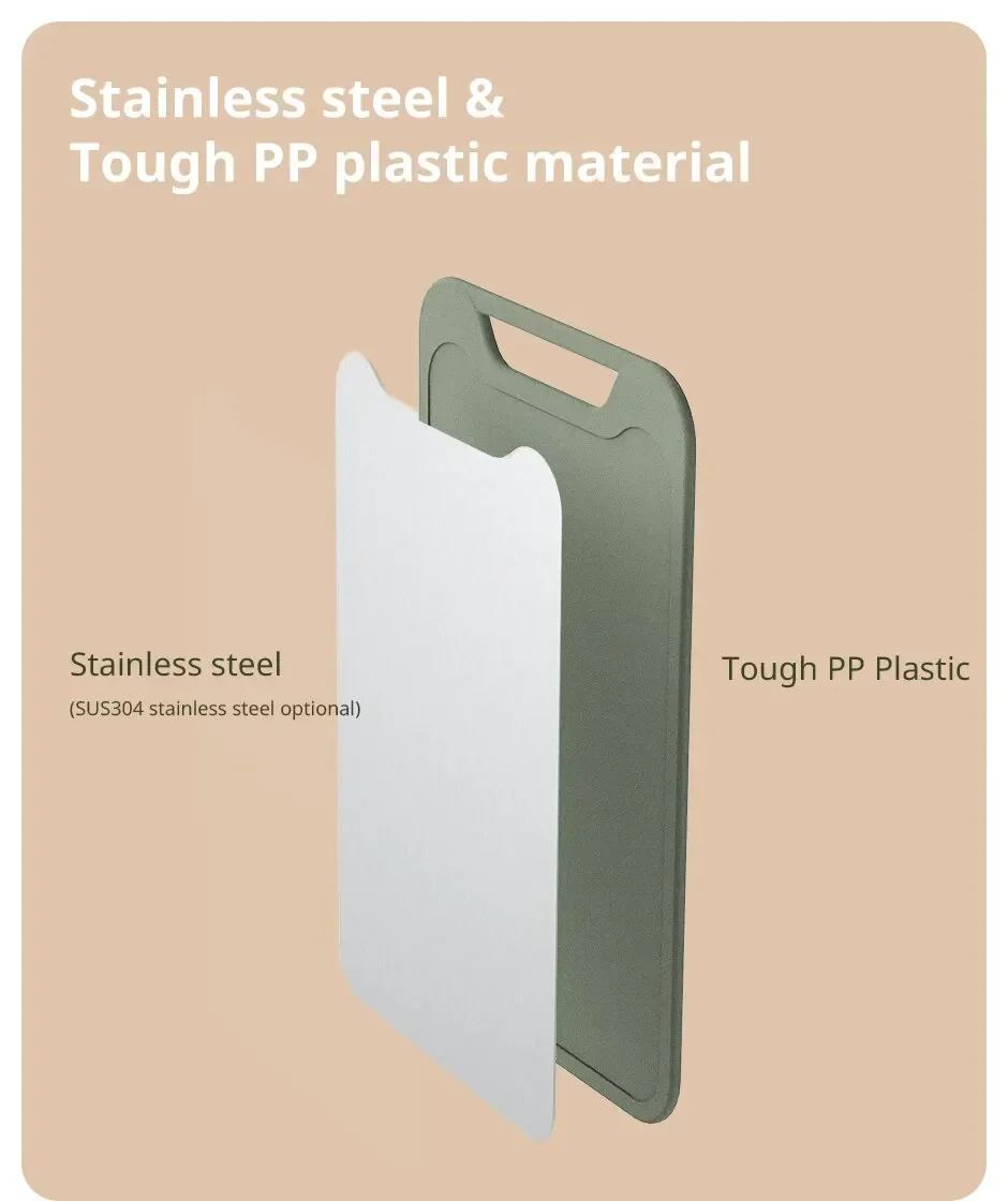Dual-sided cutting board