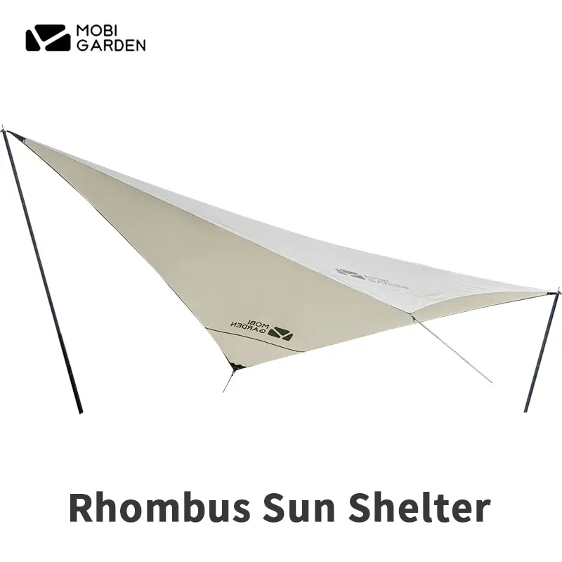 

MOBI GARDEN Camping Sun Shelter Tent Era Rhombus Area 20㎡ Big Space 3 Styles Cotton Fabric PU2000MM Snowproof Outdoor Travel New