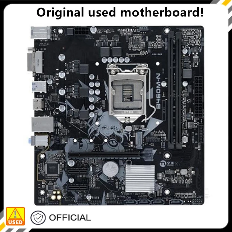 

For B460M-N Original Used Desktop Intel B460 64GB DDR4 Motherboard LGA 1200 i7/i5/i3 USB3.0 SATA3