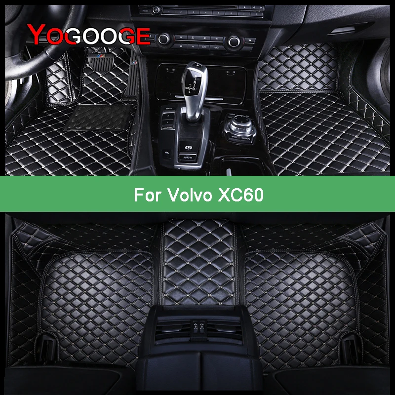 Yogooge Custom Auto Fußmatten für Volvo XC60 Fuß Coche Zubehör