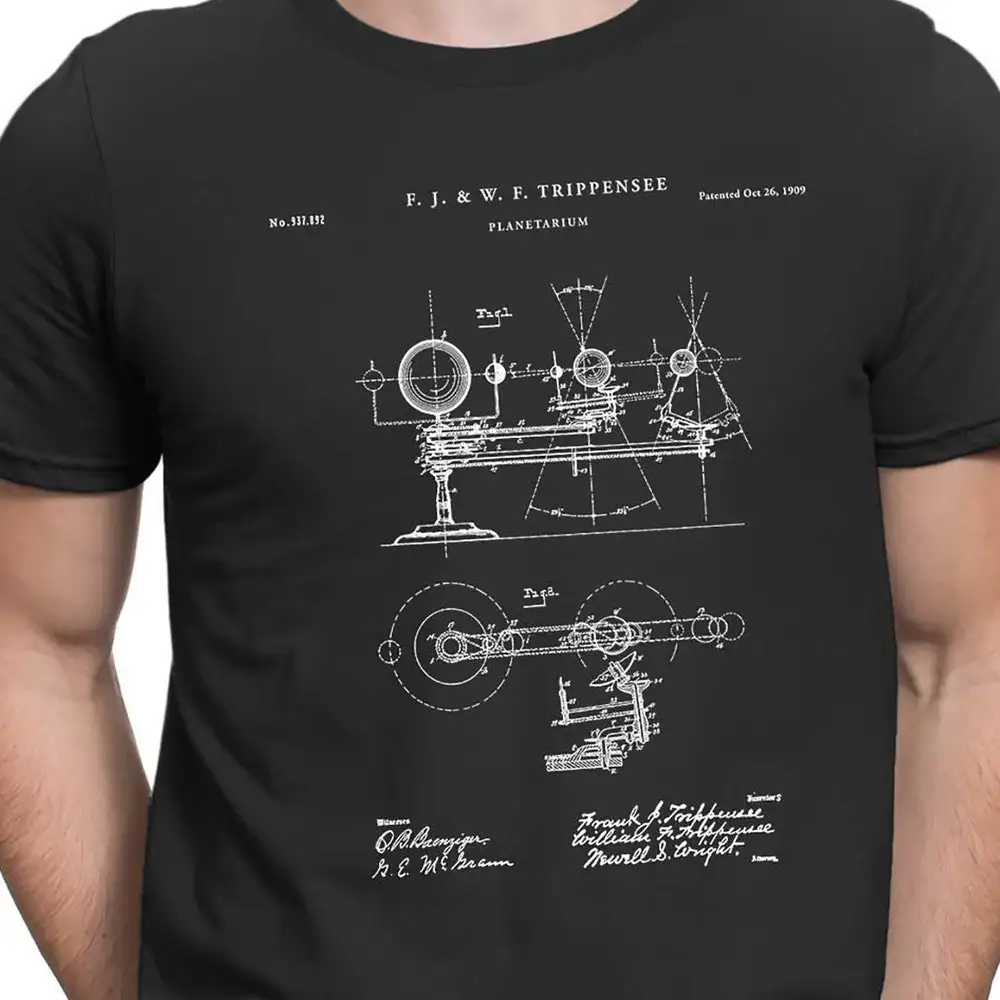 Planetarium 1909 запатентованная футболка для научного астрономического пространства питомник для астрономического астрономиста Pt303
