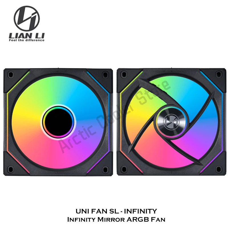 Sl-infinity Lian Li-fan sl Infinity 140 Ventilador com Daisy Chain Argb Sistema L-connect 3.0 Preto e Branco 14cm - Imagem 2