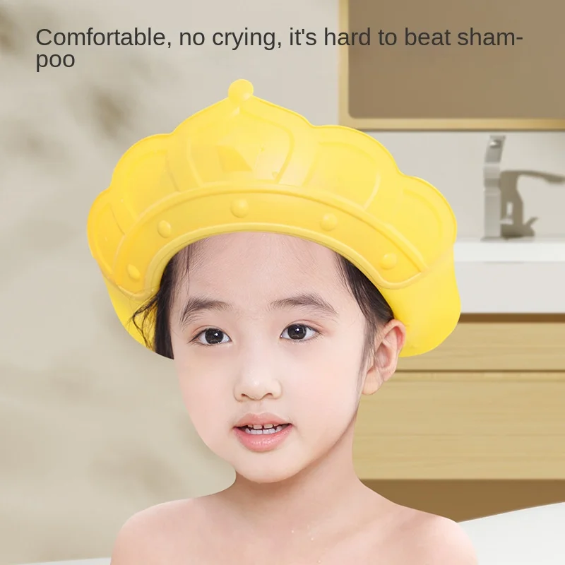Baby Shampoo Cap Waterproof Ear Protection Silicone Children's Shampoo Magic Baby Bath Cap Water Blocking Child