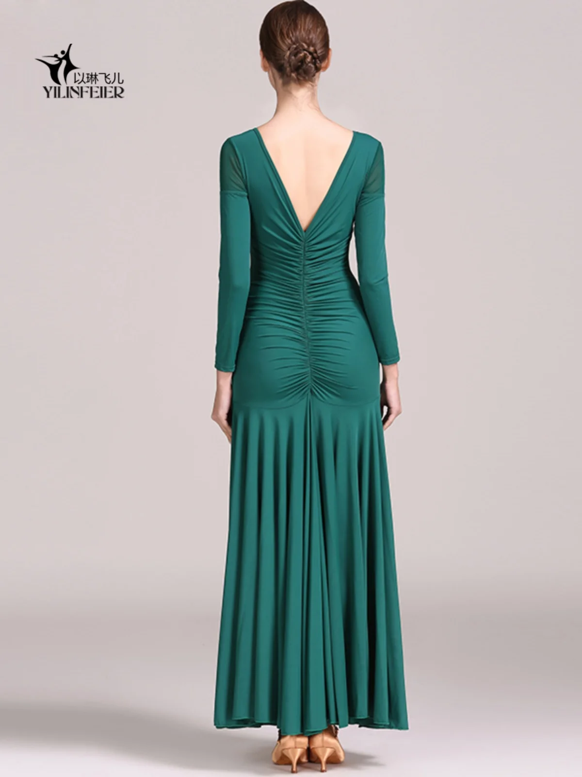 Modern Dance Dress New Ballroom Dance Competition Dress Square Ballroom Waltz Performance Clothes S9033