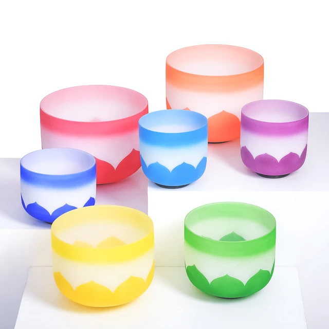 クリスタルボウル ヒーリング 透明 【クリスタルボウル】 13個セット