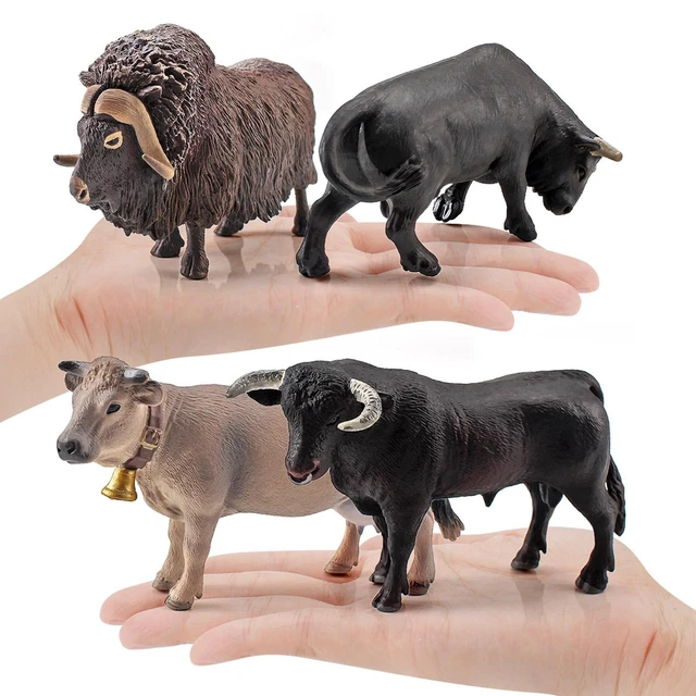 Animaux De La Ferme Jouets Statues Valeur Éducative 12 Pcs Décorations  Figure