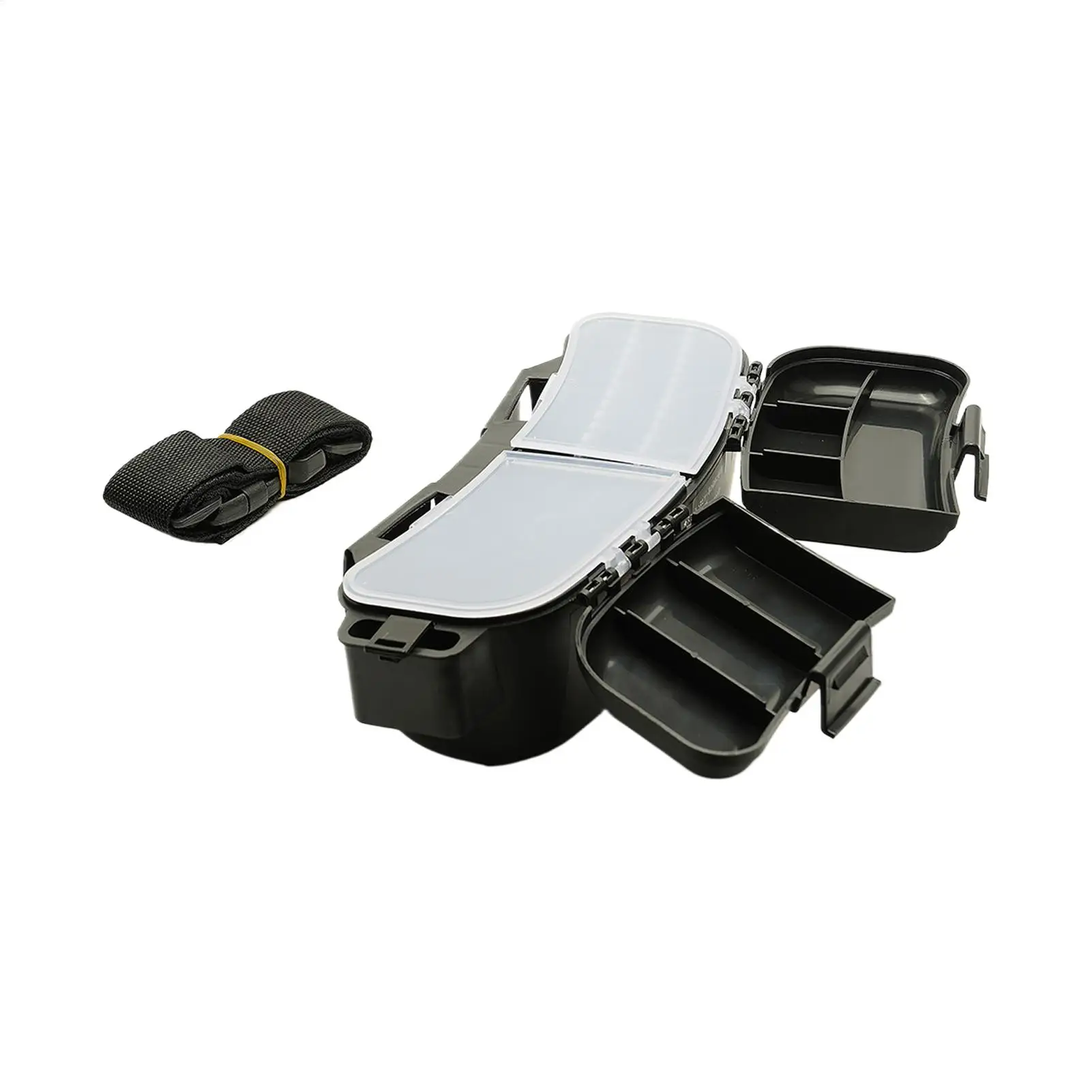 Fishing Bait Box Wearable Fishing Boxes Portable Organizer Ergonomic Pack For Boat Freshwater Lake Surf River Men Kids Bass Boys