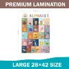 16Pcs Montessori Enlighten Early Education English Wall Chart Poster Repeatedly Busy Card Paste Matching Book for Kids Toys Gift 3