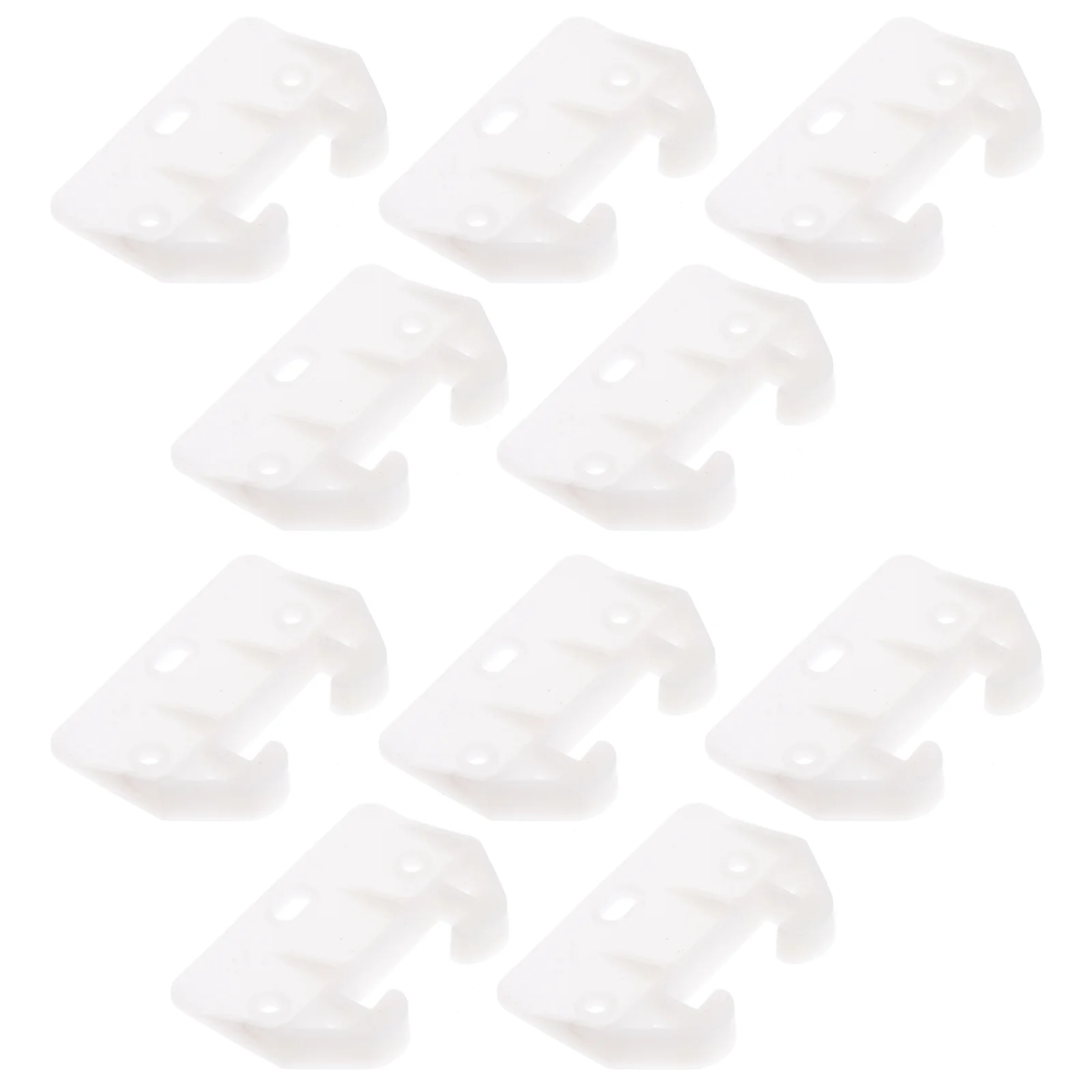 Drawer Slides 10 Pcs Plastic Latch Drawer Guide Replacement Parts for Furniture Slide Cabinet Guides Bottom Glides Track Drawers