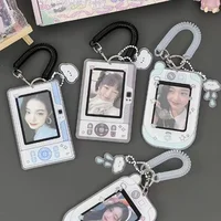 New Ins Cute Phone Camera Shape Photo Card Holder 3 Inch Kpop Idol Photo Protective Display Sleeves Kawaii Stationery Girls Gift 1