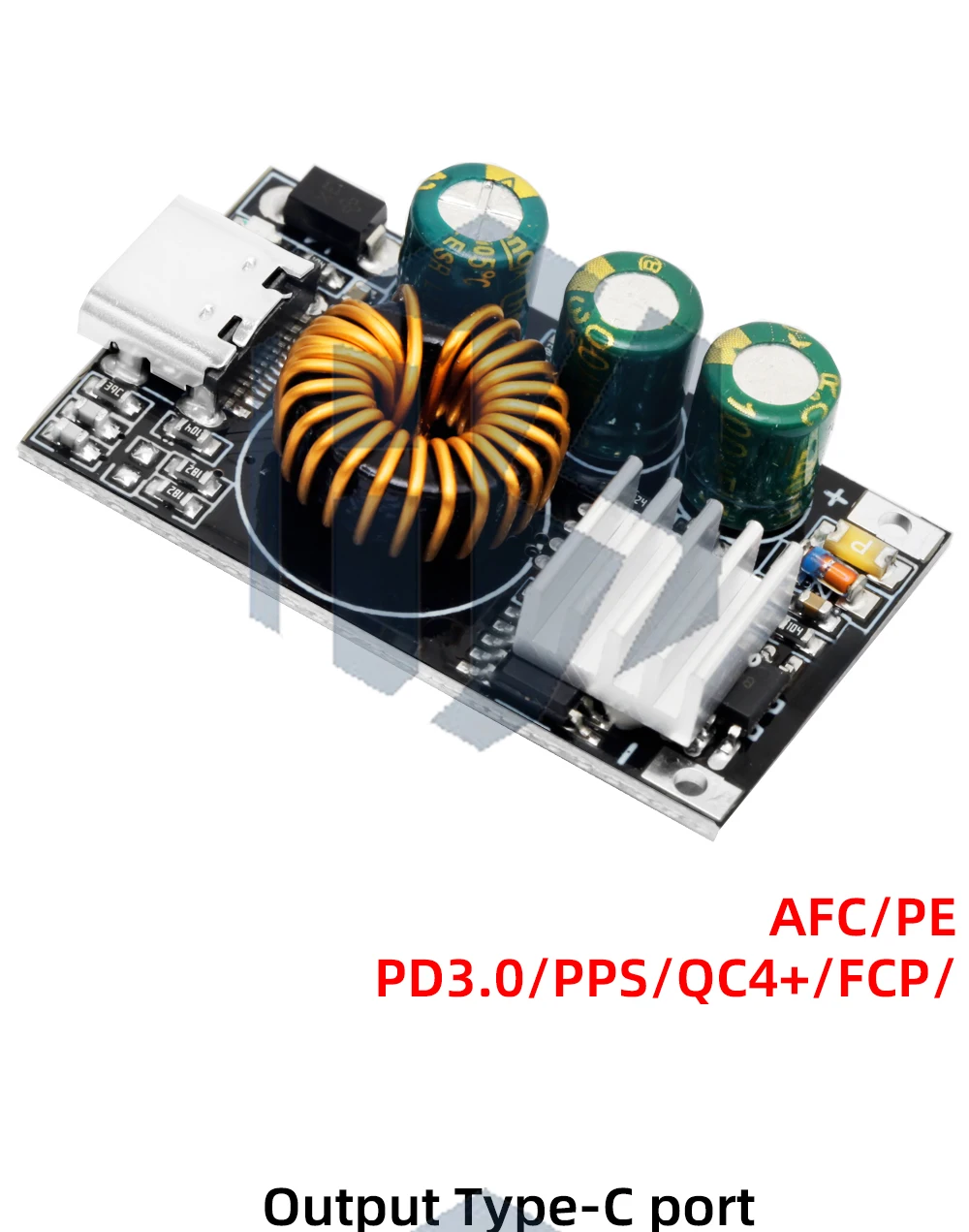 1~10 Stück TYP-C QC3.0 DIY Schnellladegerät DC 5-32V 24W Step-Down für Notfallaufladung von Mobiltelefonen – Detail 4