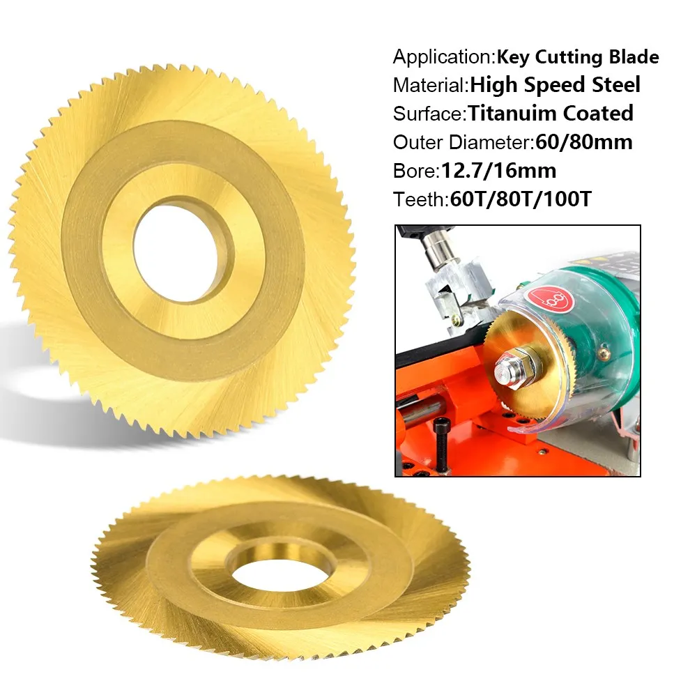 Locksmith Tools CMCP Saw Blade HSS 60mm/70mm Key Copy Machine Blade For Duplication Key Machine Milling Cutter Cutting Disc locksmith extractor tools lock repair tool lock pick set locksmith tools lock pick tools end milling cutter milling cutter