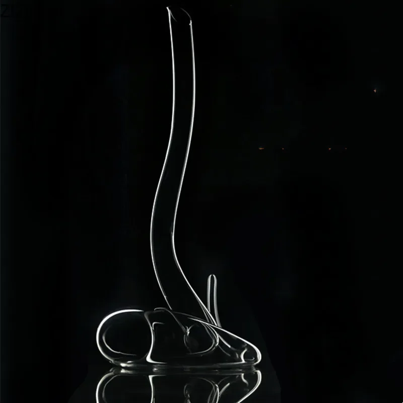 Handmade Creative Snake-shaped Decanter Transparent Glass Red Wine Glass Set Household Wine Dispenser 1800ml Decanter Set for whiskey decanter set, wine aerator decanter