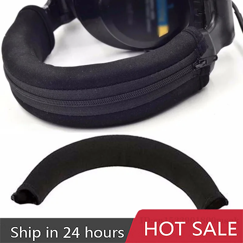 For Audio Technica ATH SR9 MSR7 M20 M30 M40 M40X M50X M70x WS550IS SX1 Headphone Protector Zipper Headband headphone Accessories