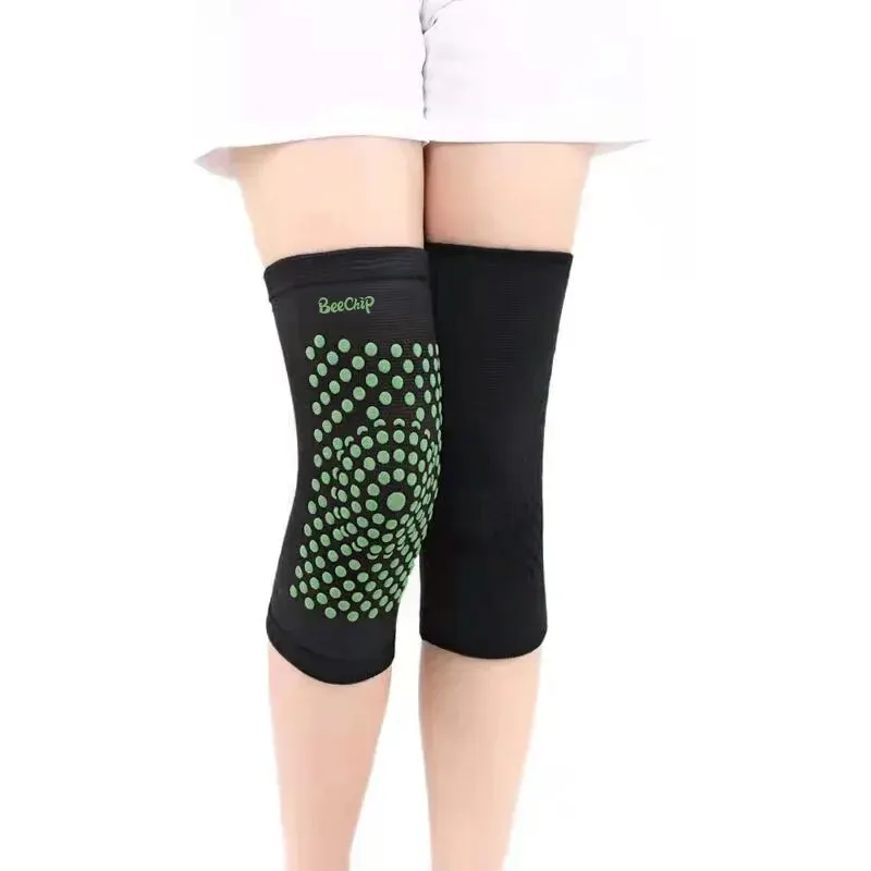 Self Heating Knee Brace Extended Wormwood Leggings Knee Pads Meniscus Pain Muscle Pain Relief Joint Warming