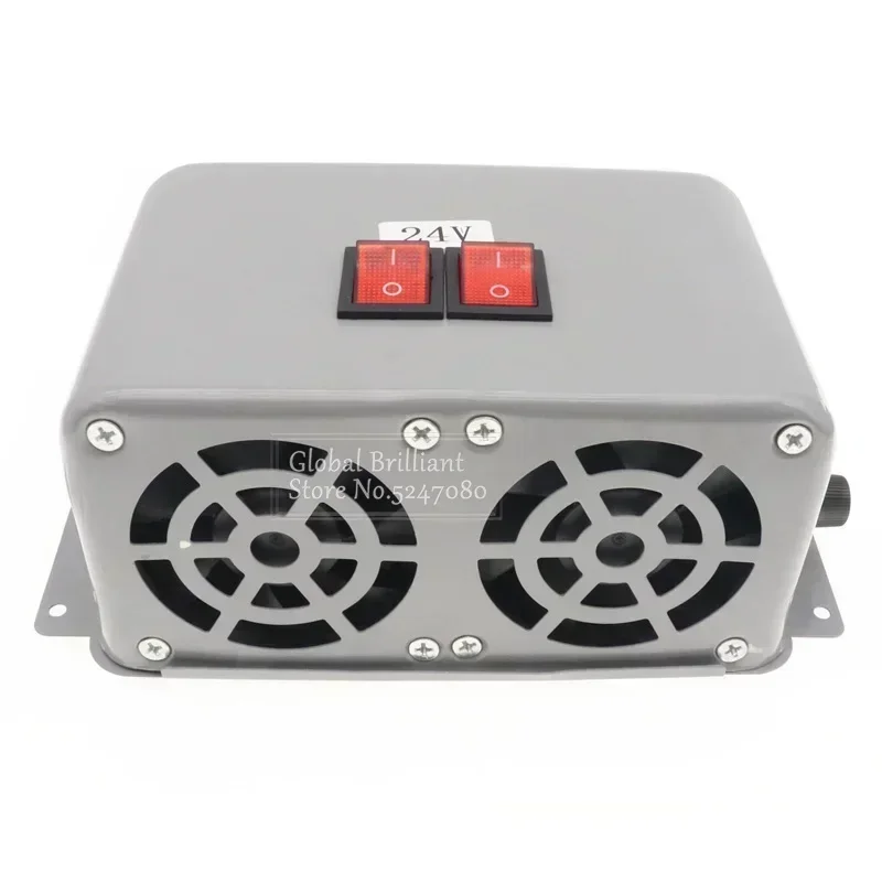 Calefactor Chauffage De Voiture 12 V 300 W, Dégivreur De Voiture, 12 V 600 W, Chauffage De Voiture à 3 Trous, Chauffage Portable Pour L'hiver, Dégivreur De Pare-brise, élimination De La Buée
