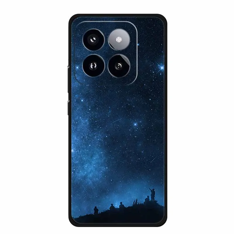 Étui De Luxe En Silicone Souple TPU Pour Xiaomi 14T PRO, Coque Arrière, Pare-chocs De Protection Antichoc, Amour Fundas