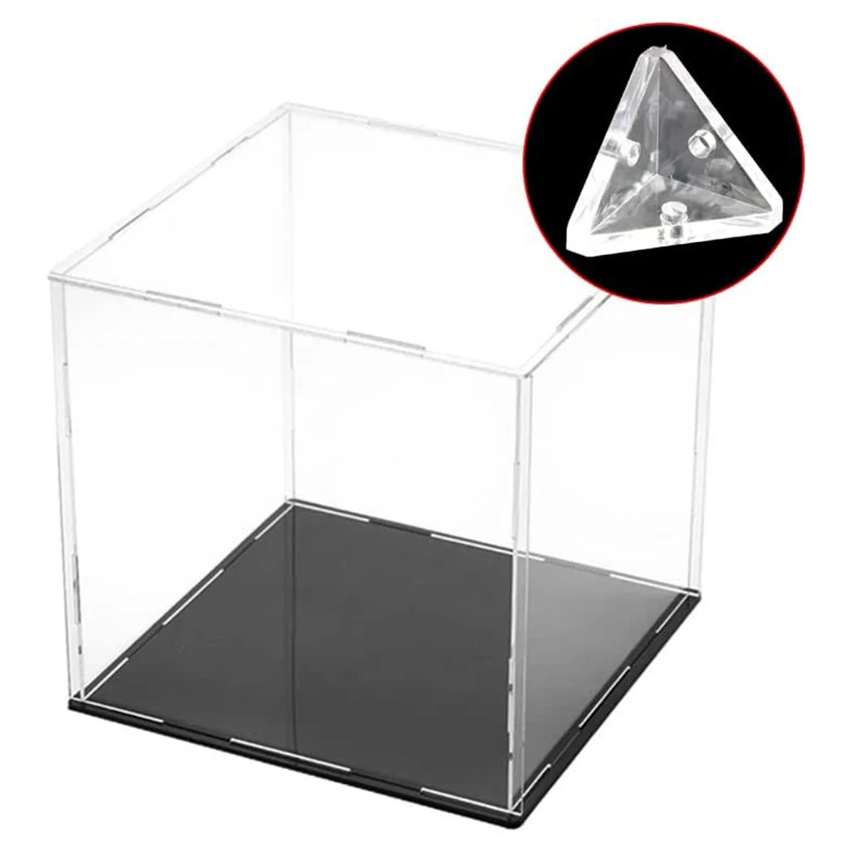 

12 шт., акриловые угловые кронштейны с полупрозрачными винтами