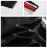 Autumn Winter Men's MV Agusta Logo Contrast Motorcycle Biker Leather Jackets PU Coat Fashion Stand Collar Hood Leather Jacke 4
