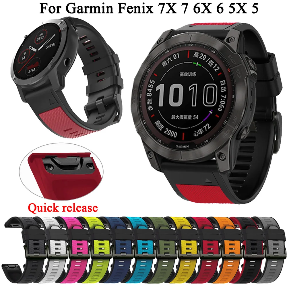 Браслет для смарт-часов Garmin Fenix 6X 6 Pro 5 5X Plus 7 7X 3 3HR 945 |