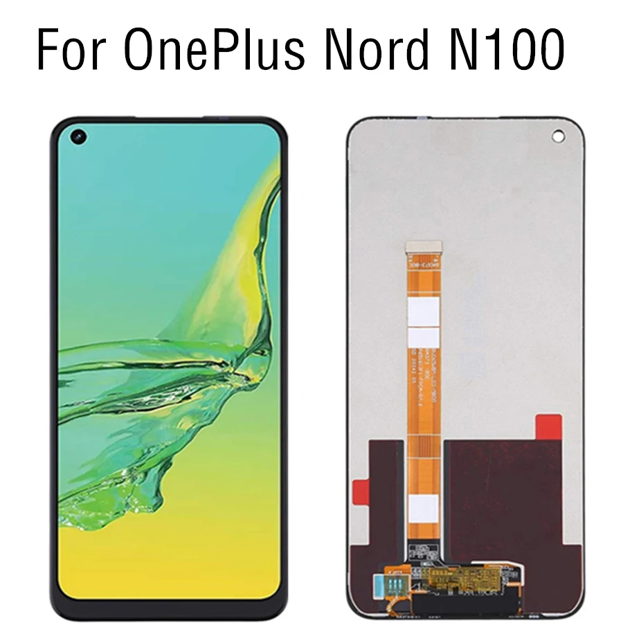 6.5 "Per Oneplus Nord N100 Be2013 Display Lcd Touch Digitizer Sostituzione Per Oneplus N100 Be2015 Be2011 Lcd