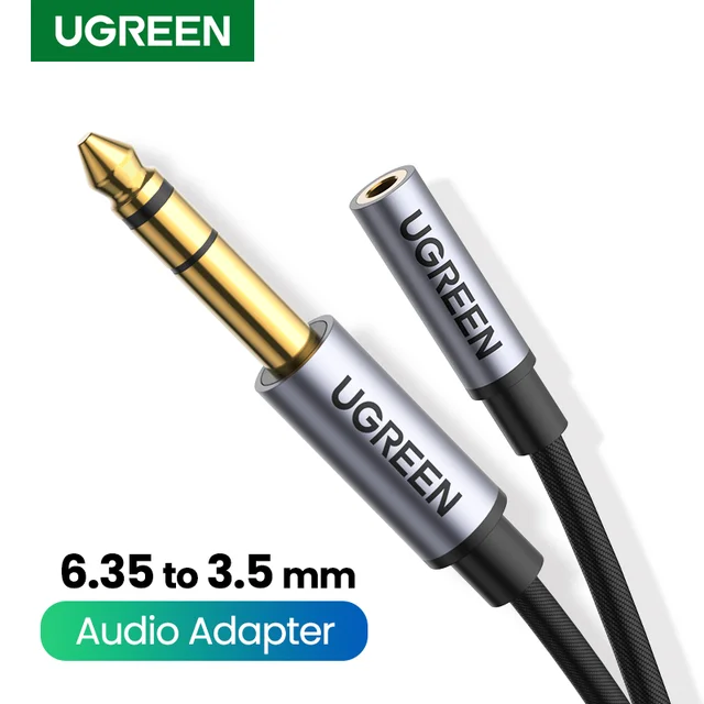 UGREEN Headphone Extension Cable 3.5mm Extension Gold Plated Aux Extension  Cable Audio Stereo Jack Male to Female TRS Cord Extender Compatible with