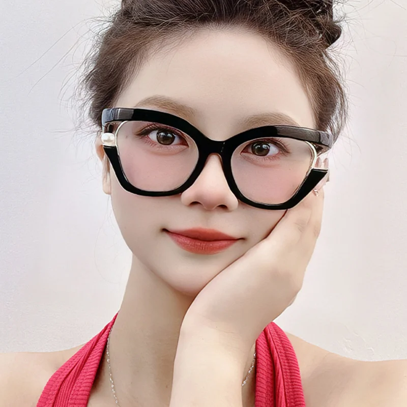 

10 Colors New Design Anti Blue Light Glasses Women Eyeglasses Female PC Frame Eyepieces Ladies Eyewear