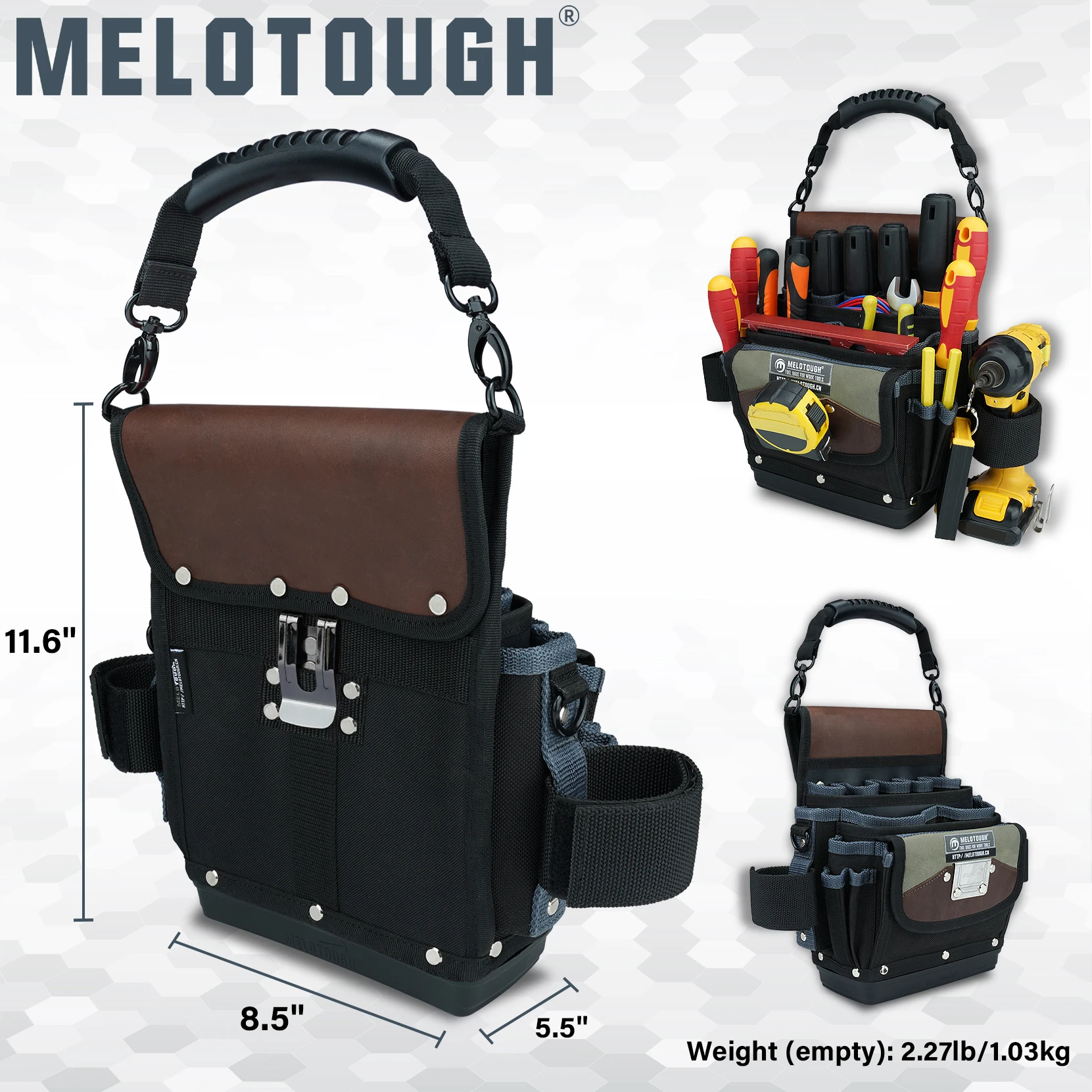 Hard Bottom Tool Pouch 3