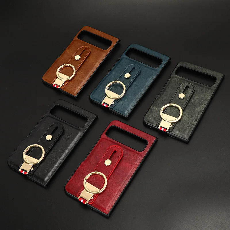 Per Google Pixel Fold Pixel 7 Pro 6 Pro 6A 5A 4A Xl 3A Crazy Horse Anello Multifunzionale Con Cinturino In Corda Custodia Per Cellulare
