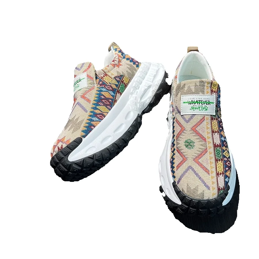 Unbeatable Quality Men's 2025 New Spring Trendy Brand Versatile Casual Running Sports Tire Thick Sole Height Increasing Dad Shoes_voghion.com