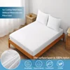 1pc Cooling Fitted Sheet made of 100% Cooling Nylon, Waterproof Bed Sheet Breathable Mattress Cover for Hot Sleepers in Summer 2