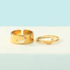 Cute Duck Rings Stainless Steel Waterproof Can Adjustable Punk Jewelry Set Couple Ring for Men and Women Birthday Souvenir Gifts 3