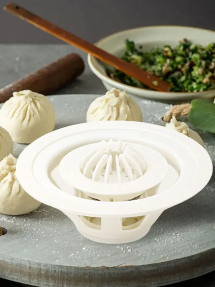 Dumpling Momo Maker Mold Easy To Use Baozi Bun Mold Instant Pastry Pie Steamer Bun for Home Kitchen Beginners