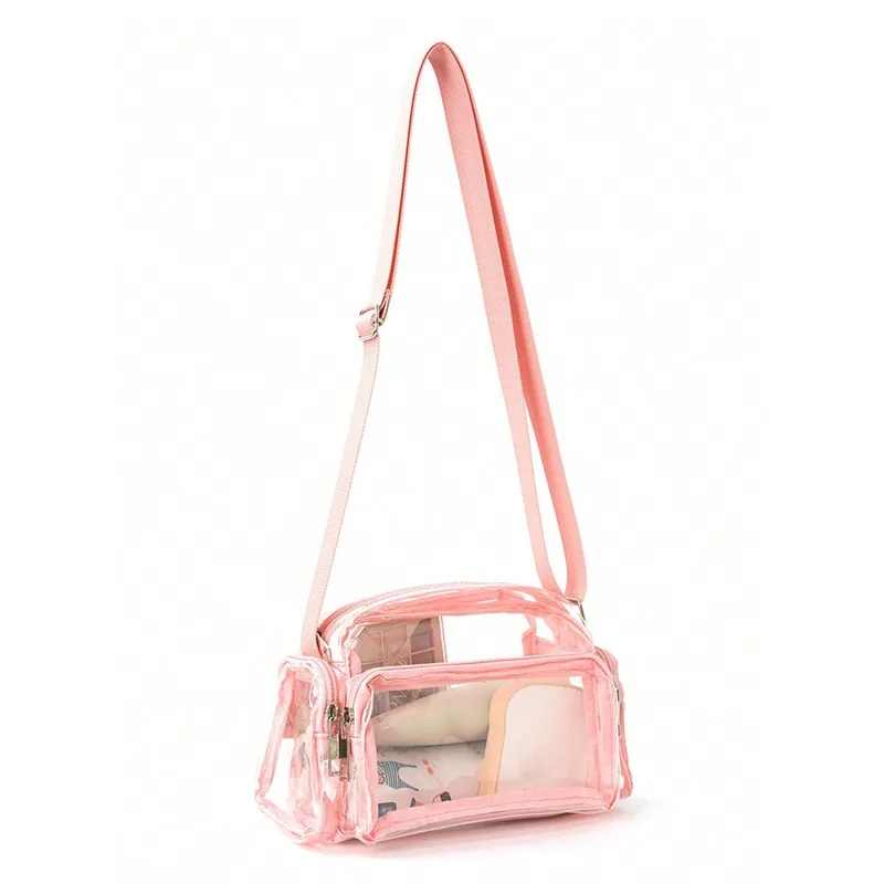 1PC Stylish Transparent And Lightweight Crossbody Bag Suitable For