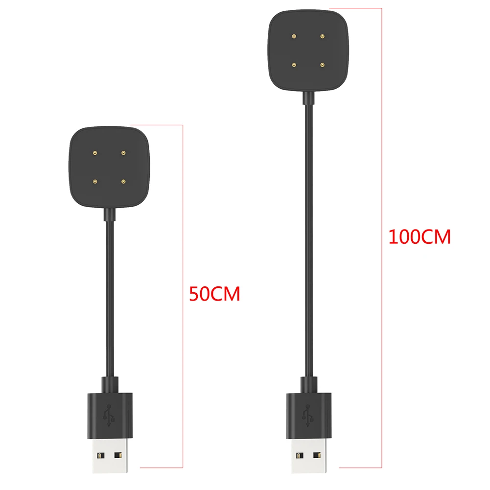 Fitbit Versa 3 / 4 Ʈ ġ ü  USB  ̺  Fitbit Sense 2  Ʈ ׼  2/1PCS