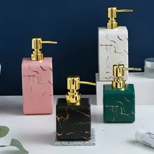 변기 욕실 액세서리용 세라믹 소재 병, 손 소독제 샴푸 및 여행용 로션, 별도 포장