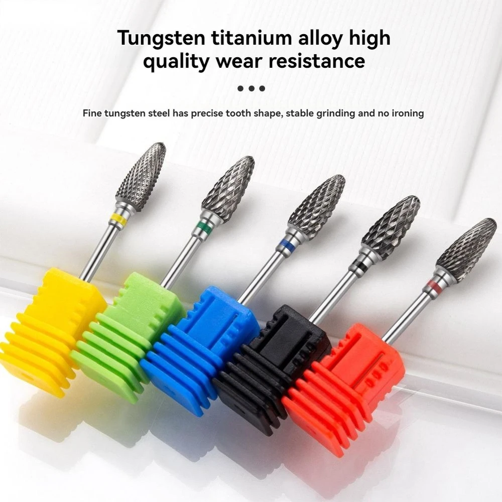 Manicure Tools Tungsten Steel Grinding Head Polishing Removing Corn Head Dead Skin Grinding Machine Accessories
