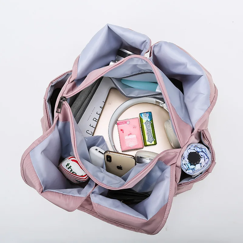Women Handbags Casual Travel Messenger Shoulder Nylon Fabric Waterproof Totes