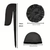3pcs/set, Durag & Bonnet & Dome Hats, Solid Color Elastic Satin Bonnet Night Cap, Lightweight Pirate Hats 3