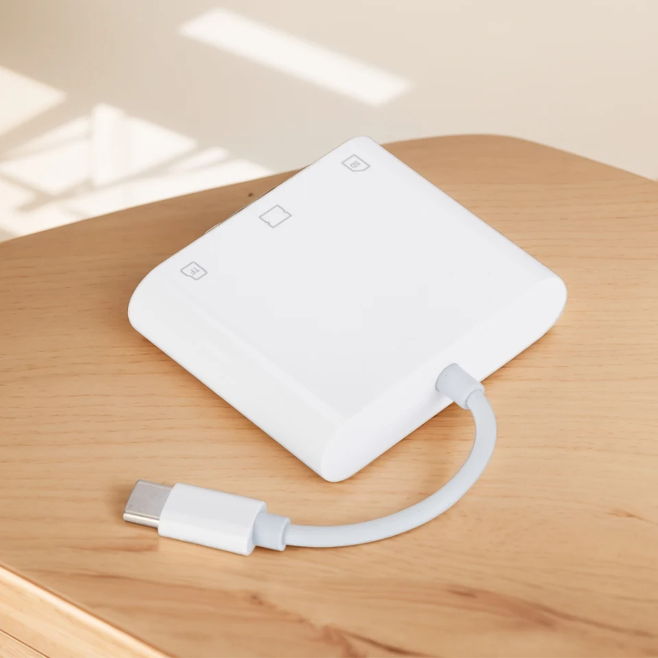 3 in 1 USB C Memory Card Reader Adapter