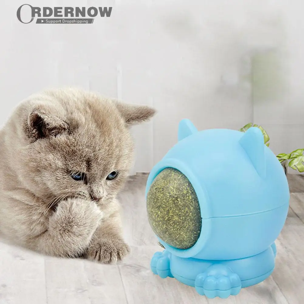 Натуральная кошачья мята стена палка на шарике игрушка лечит здоровые