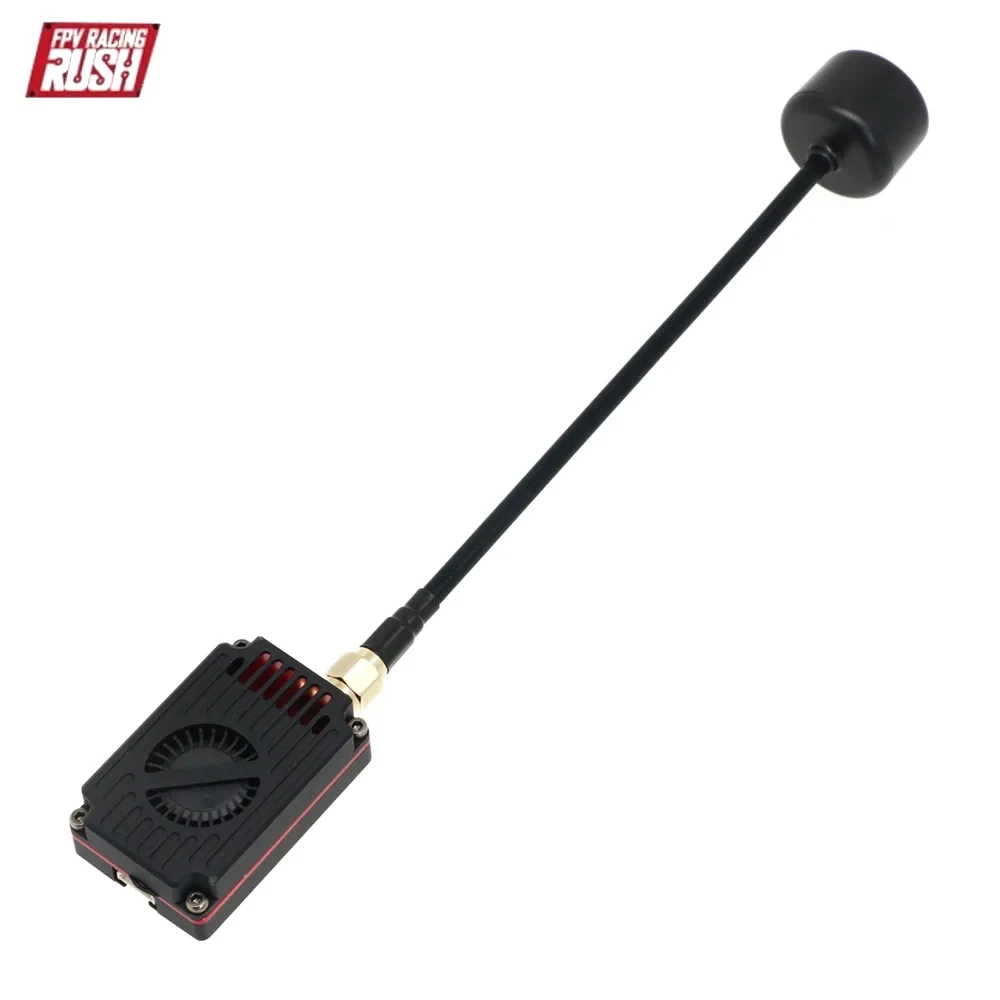 Kit FPV 3.3G 4W RushFPX complet avec VTX et VRX côte à côte, prêt pour installation sur drone de course.