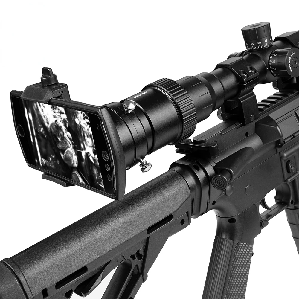 

Phone Mounting System Hunting Riflescope Shoot Mount Adapter for Gun Scope Airgun Scope Display Magnification