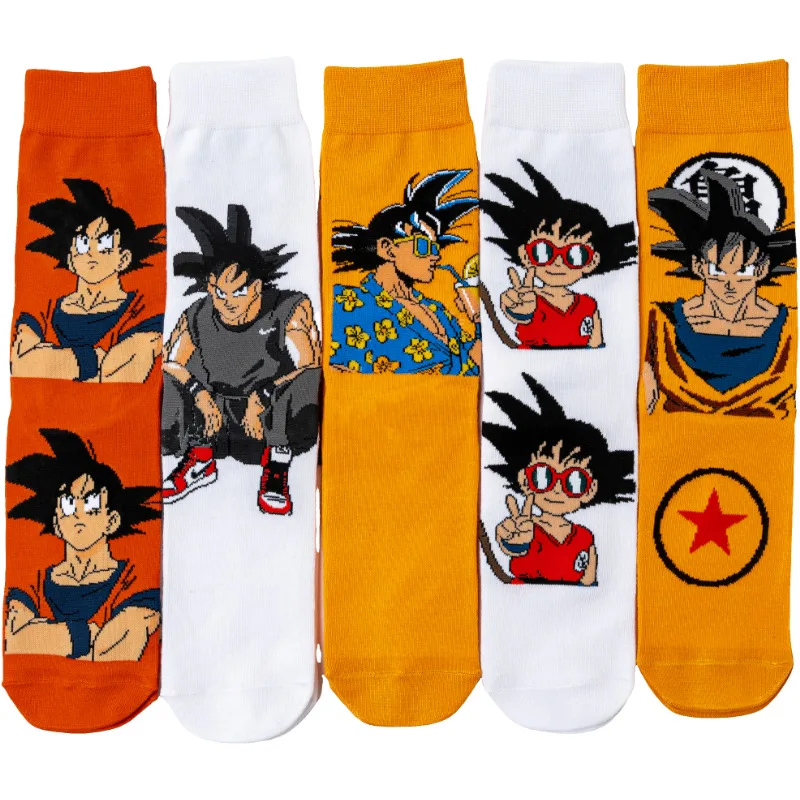 bandai Hip Hop Street Style Anime Socks Men Women Novelty Funny Casual Crew Socks CuteYoga socks cycling socks