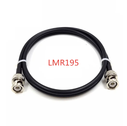 1pc neues lmr195 Kabel bnc Stecker zu bnc Stecker verlust armes Verlängerung kabel 50Ohm 1 m2m3m5m10m